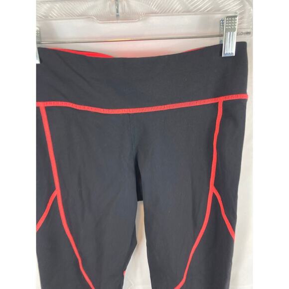 Joy Lab Black Leggings with Exposed Pink Seam Size Small - Picture 2 of 6